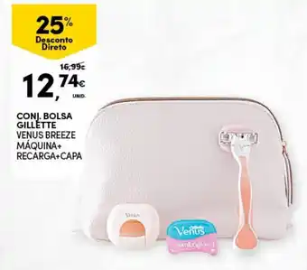 Conj. Bolsa Gillette Venus Breeze Máquina+Recarga+Capa