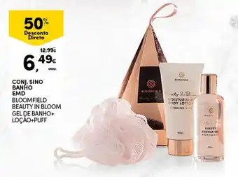 Conj. Sino Banho Bloomfield Beauty in Bloom Gel de Banho+Loção+Puff
