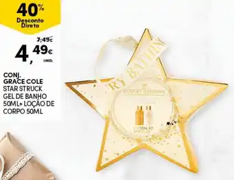 Continente Conj. Grace Cole Star Struck Gel de Banho 50ml+Loção de Corpo 50ml promoção