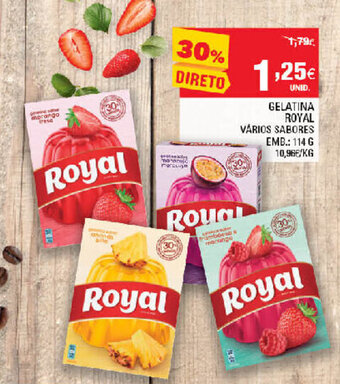 Continente Gelatina Royal 114g promoção