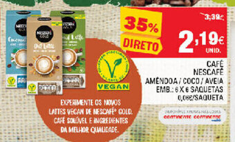 Continente Café Solúvel Nescafé promoção