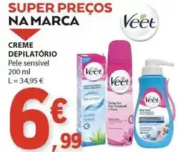 E.Leclerc Veet - creme depilatorio promoção