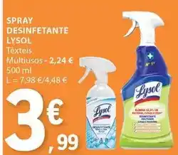 E.Leclerc Lysol - spray desinfetante promoção