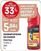 Intermarché Destop - desentupidor de canos promoção
