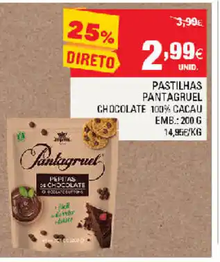 Continente Pastilhas Pantagruel 200g promoção