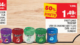 Continente Pastilhas Trident promoção