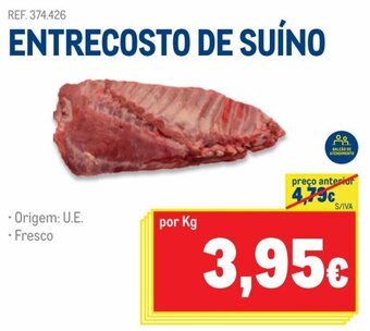 Entrecosto de Suíno