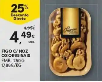 Continente Figo C/Noz os Originais 250g promoção