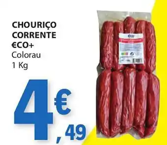 E.Leclerc Chouriço corrente €CO+ Colorau promoção