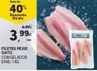 Continente Filetes Peixe Gato 1kg promoção