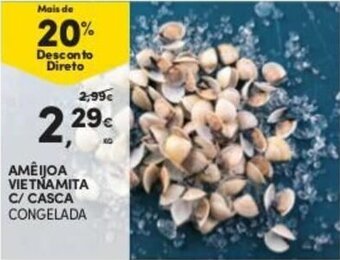 Continente Améijoa Vietnamita C/ Casca Congelada promoção