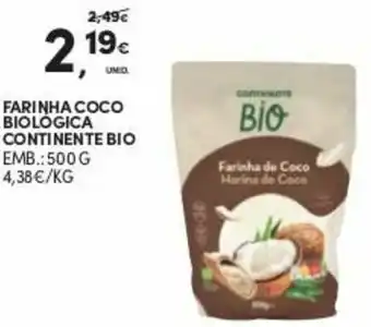 Farinha Coco Biologica Continente Bio 500g