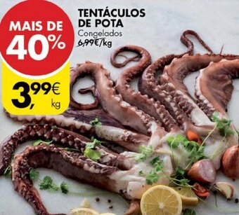 Pingo Doce Tentáculos de Pota Congelados promoção