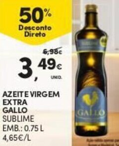 Azeite Virgem Extra Gallo 0,75L