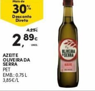 Continente Azeite Oliveira da Serra 0.75L promoção