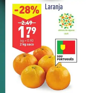 ALDI Laranja 2kg Saco promoção