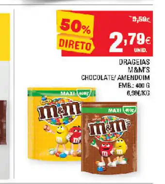 Continente Drageias M&M's promoção