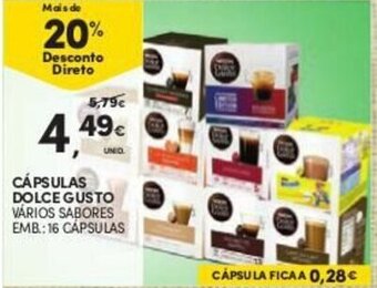 Continente Cápsulas Dolce Gusto 16 Cápsulas promoção