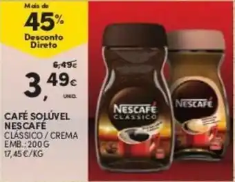 Continente Café Soluble Nescafé 200g promoção