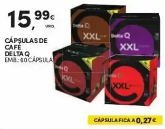 Continente Cápsulas Café Delta Q 60 Cápsulas promoção