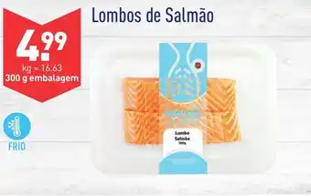 ALDI Lombos de Salmão 300g embalagem promoção