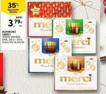 Bombons Merci 250g/210g