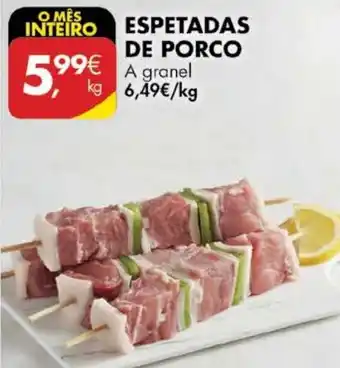Pingo Doce Espetadas de Porco promoção