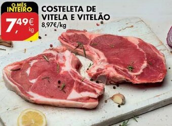Pingo Doce Costeleta de Vitela E Vitelão promoção