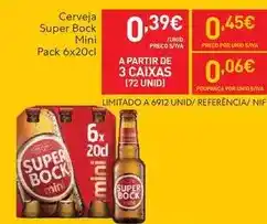Recheio Super bock - cerveja promoção