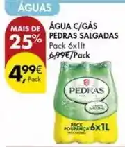 Pingo Doce Pedras salgadas - água c/gas promoção