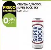 Pingo Doce Super bock - cerveja c/alcool promoção