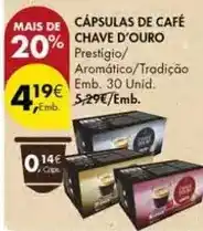 Pingo Doce Cápsulas de café promoção