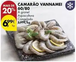 Pingo Doce A+ - camarão vannamei 60/80 promoção