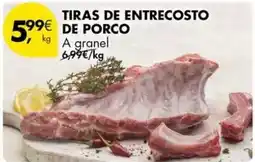 Pingo Doce A+ - tiras de entrecosto de porco promoção