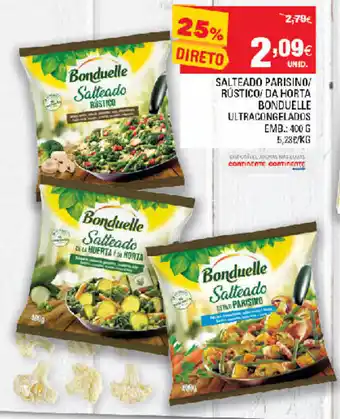 Continente Salteado Parisino/Rústico/Dahorta Bonduelle 400g promoção