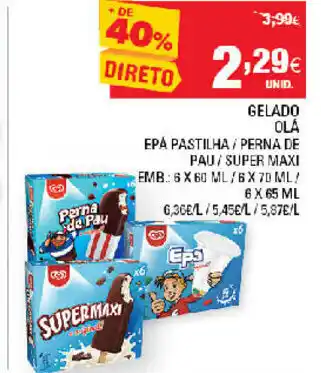 Continente Gelado Olá 6x65ml promoção