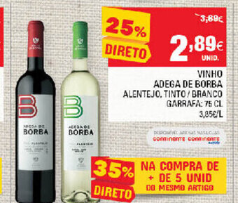 Continente Vinho Adega de Borba 75cl promoção