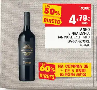 Continente Vinho Vinha Maria Premium 75cl promoção