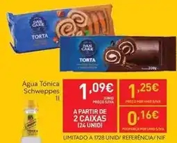 Recheio Schweppes - água tônica promoção