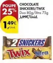 Pingo Doce Snickers - chocolate promoção