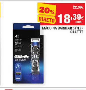 Continente Máquina Barbear Styler Gillette promoção