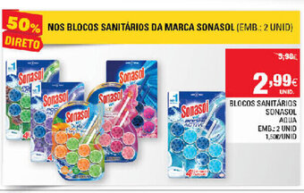 Continente Blocos Sanitários Sonasol 2 Unid promoção