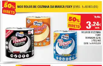 Continente Rolo de Cozinha Foxy Tonado Azul promoção