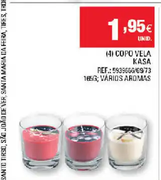 Continente (4) Copo Vela Kasa promoção