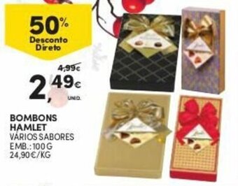 Continente Bombons Hamlet 100g promoção