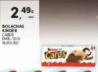 Continente Bolacas Kinder 131g promoção