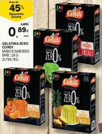 Gelatina Zero Condi 28g