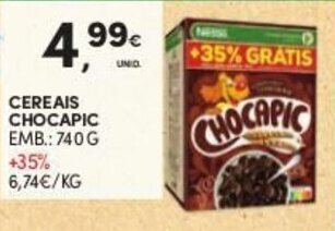 Continente Cereais Chocapic 740g promoção