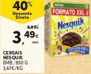Cereais Nesquik 950g