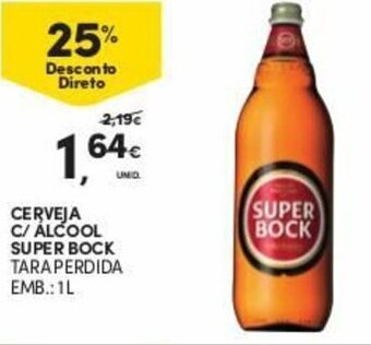 Cerveja C/ Álcool Super Bock 1L